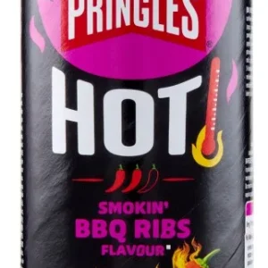 PRINGLES HOT SMOKIN BBQ RIBS FLAVOUR 160GR