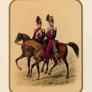 POSTER STAMPA GUARDIA D’ONORE IN GRAN TENUTA CAPO SQUADRONE E UFFICIALE ZEZON