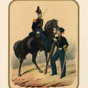Poster Stampa Reggimento cacciatori a cavallo Individui ZEZON