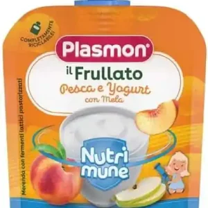 PLASMON  NUTRI FRULLATO PESCA CON YOGURT CON MELA 85 GR