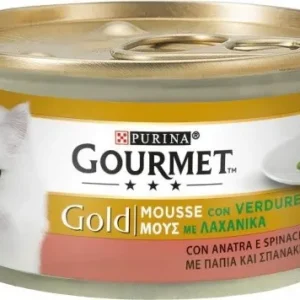PURINA GOURMET GOLD MOUSSE ANATRA E SPINACI 85GR