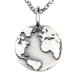 Collana “Mappamondo” Argento 925 Lavorato a mano