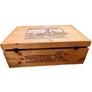 Cassetta in Legno da 12 Bottiglie Vuota di Produttori del Barbaresco
