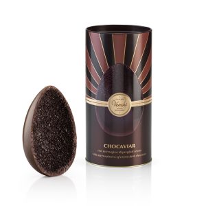 Uovo Chocoviar 75% in cilindro metallo gr 350 -Venchi