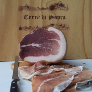 Culatta delle Carpinete stagionata 12 mesi – dimezzata Terre di Sopra