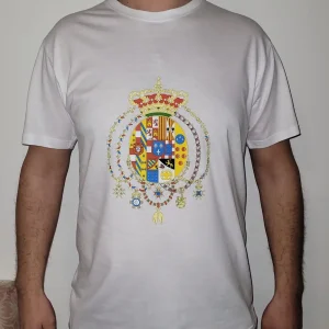 Maglietta T-Shirt Regno delle due Sicilie PAYPER cotone 100% Bianca