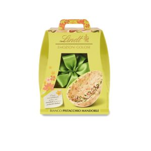 Uovo  Bianco Pistacchio e Mandorle gr 400 LINDT